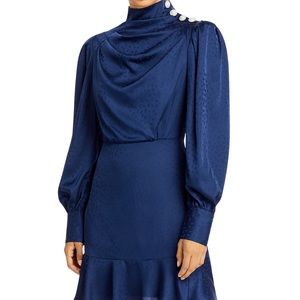 Gorgeous Aqua navy blue dress